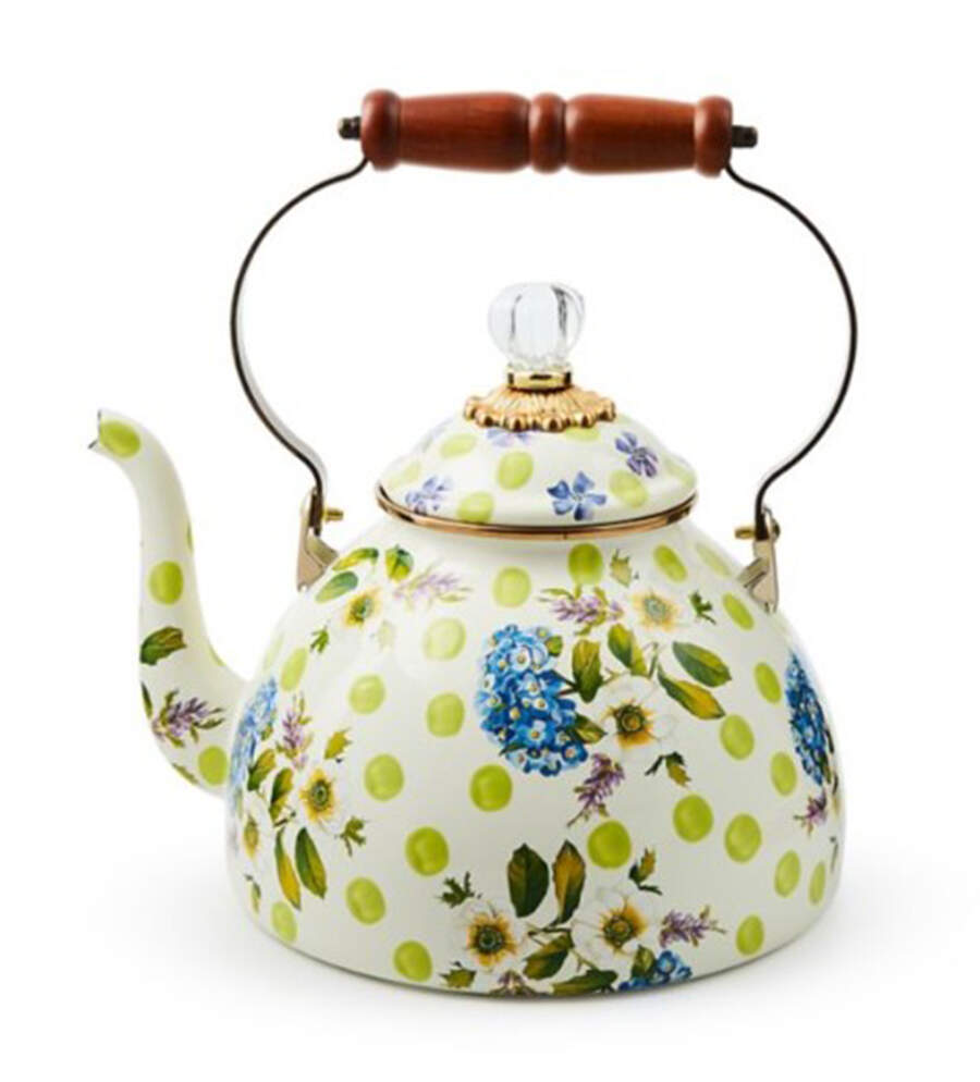 Wildflowers (Enamelware) Kettle & Lid by MacKenzie-Childs-1