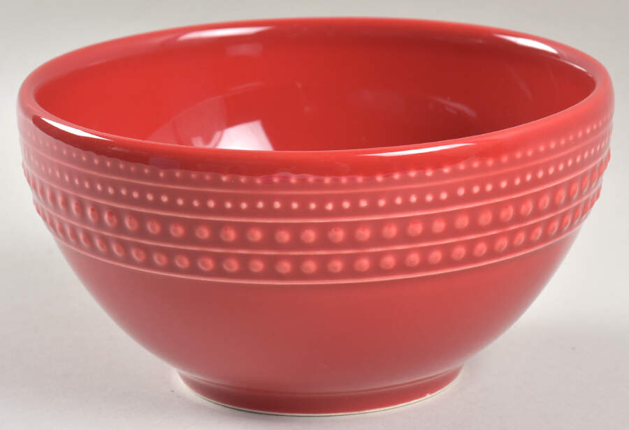 M2A40-Red Soup/Cereal Bowl by Matceramica-1