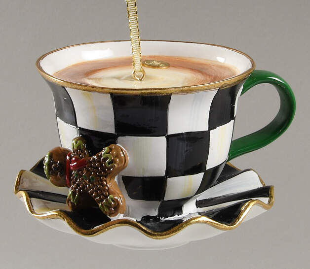Seasonal Home Decor Teacup & Saucer Ornament by MacKenzie-Childs-1