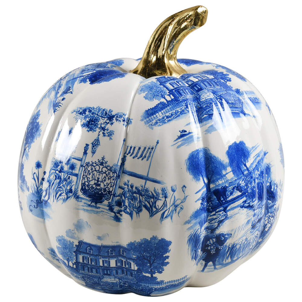 Seasonal Home Decor Large Decorative Pumpkin by MacKenzie-Childs-1
