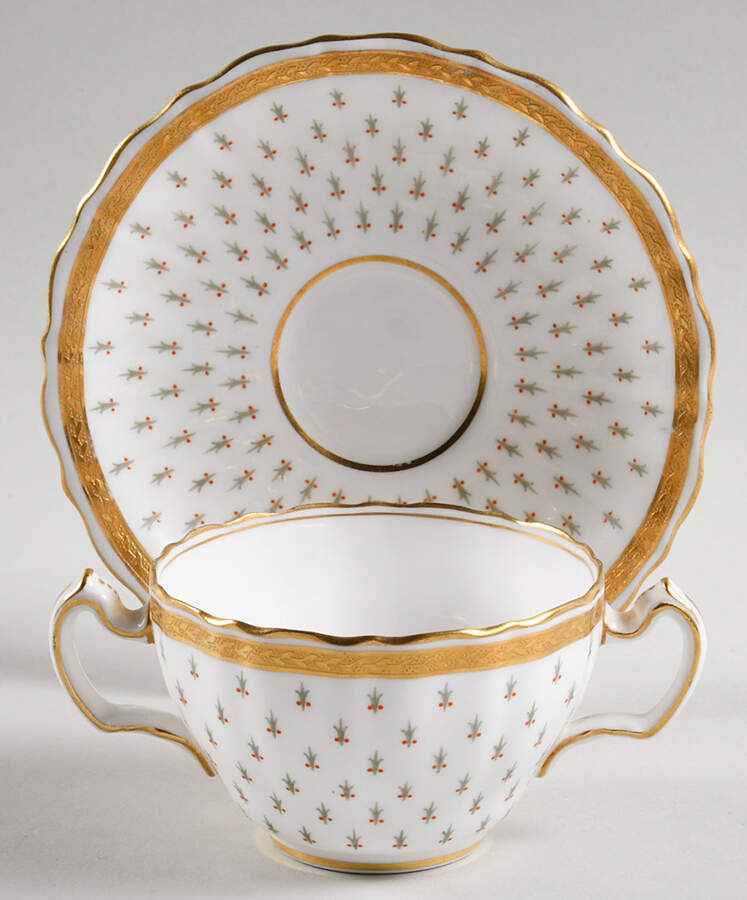 G8628 Flat Bouillon Cup & Saucer by Minton-1