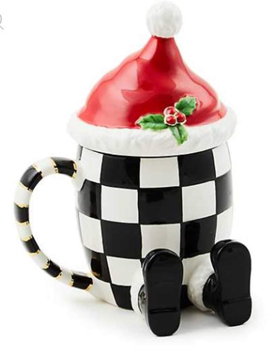 Cozy Christmas Figural Mug & Lid by MacKenzie-Childs-1