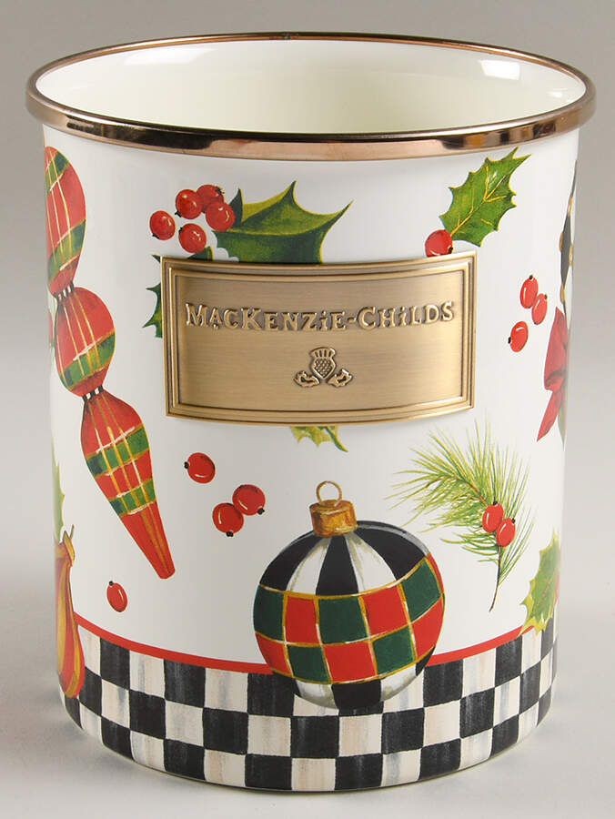 Deck the Halls Medium Canister No Lid by MacKenzie-Childs-1