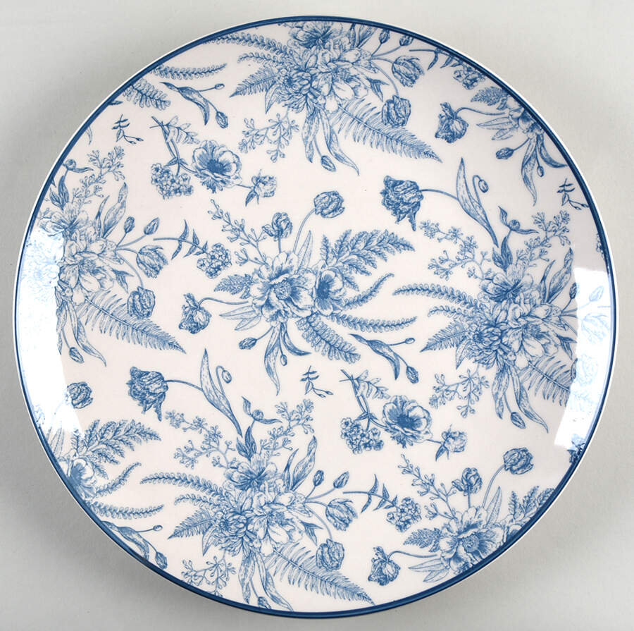 Toile Dinnerware Dinner Plate by Medici (Medici Home)-1