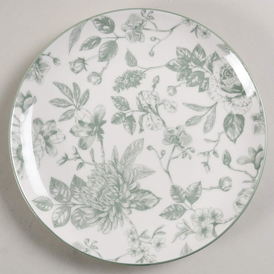 Toile Dinnerware Salad Plate by Medici (Medici Home)-1
