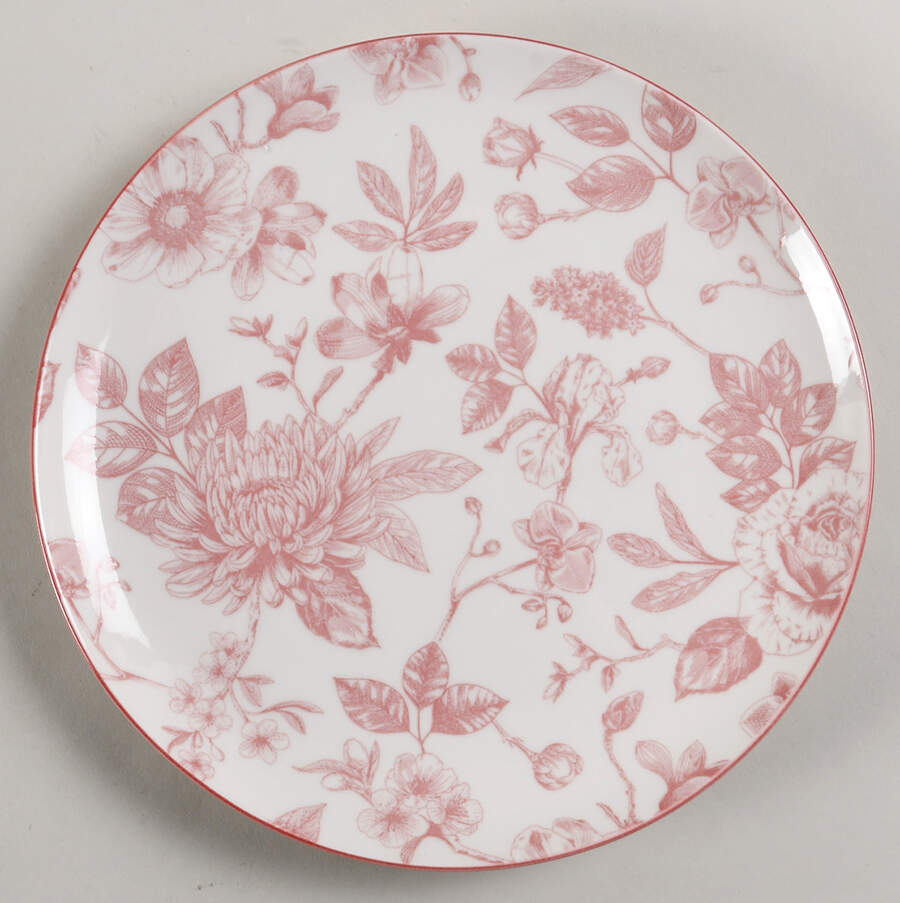 Toile Dinnerware Salad Plate by Medici (Medici Home)-1