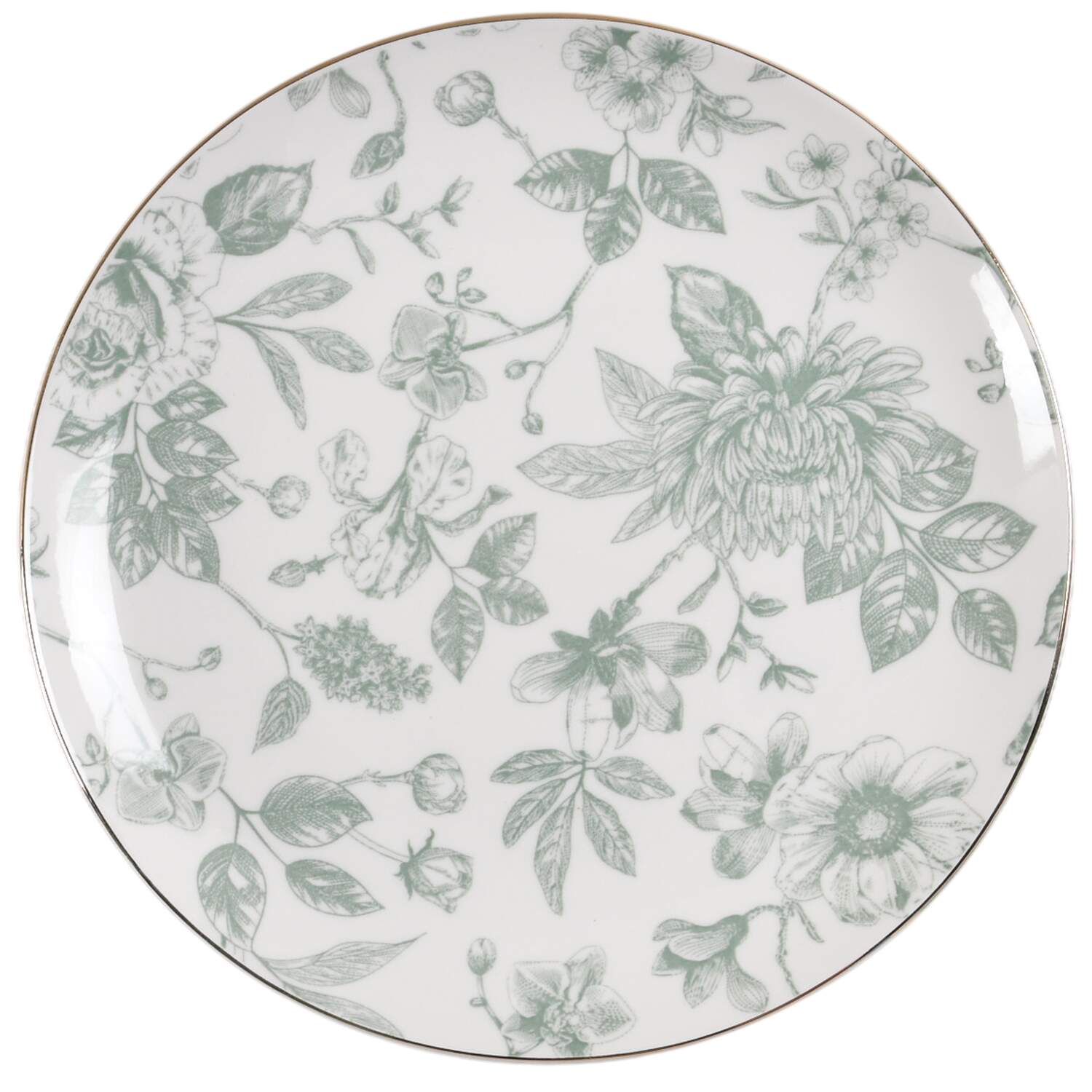 Toile Dinnerware Salad Plate by Medici (Medici Home)-1