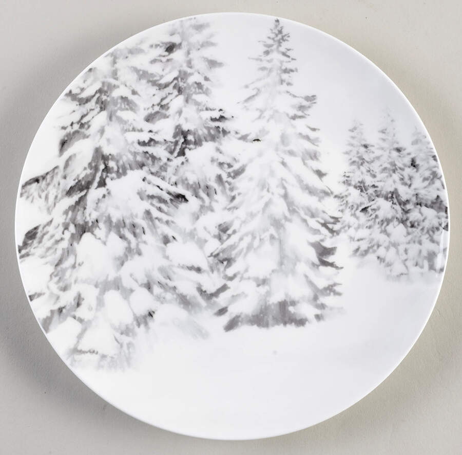 Woodsy Winter Salad Plate by Mikasa-1