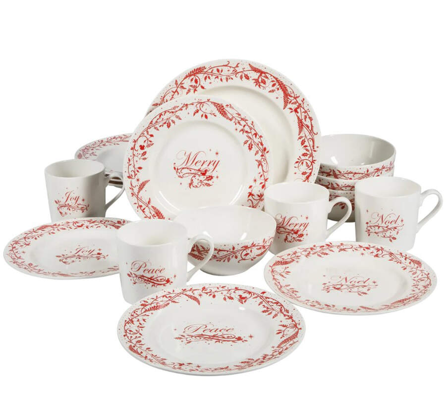 Holiday Vines Dinner Plate by Martha Stewart-1