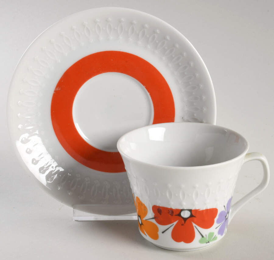 MIT244 Flat Cup & Saucer Set by Mitterteich-1