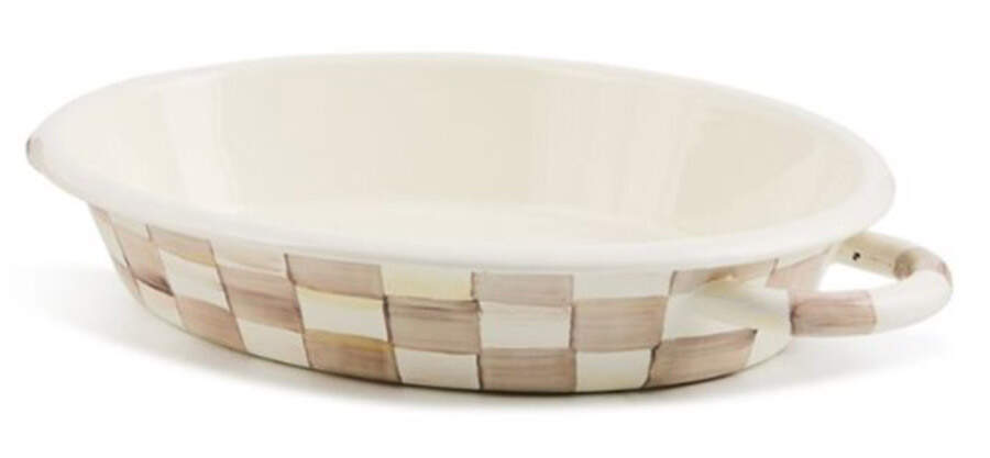 Mocha Check (Enamelware) Augratin by MacKenzie-Childs-1