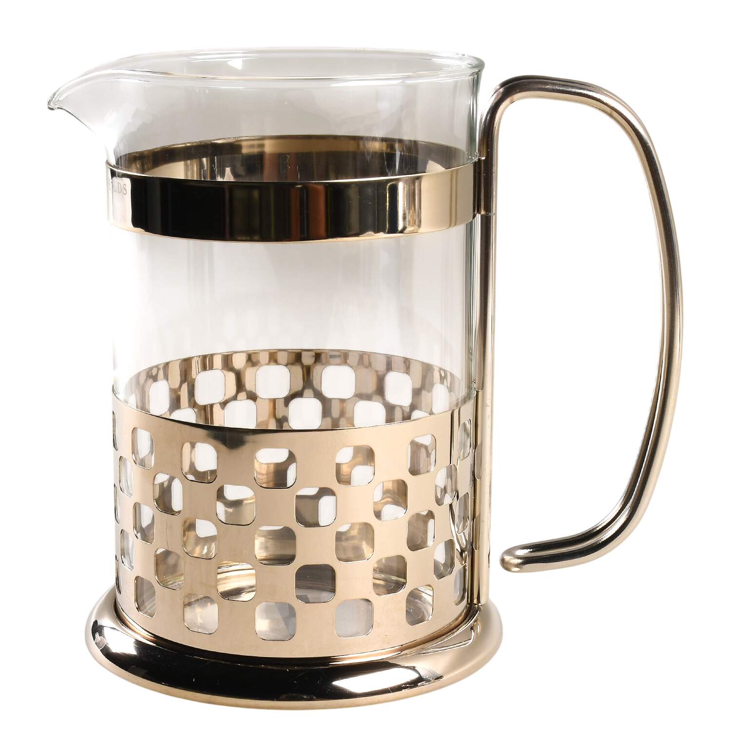 Mocha Check (Enamelware) French Press Coffee Pot No Lid by MacKenzie-Childs-1