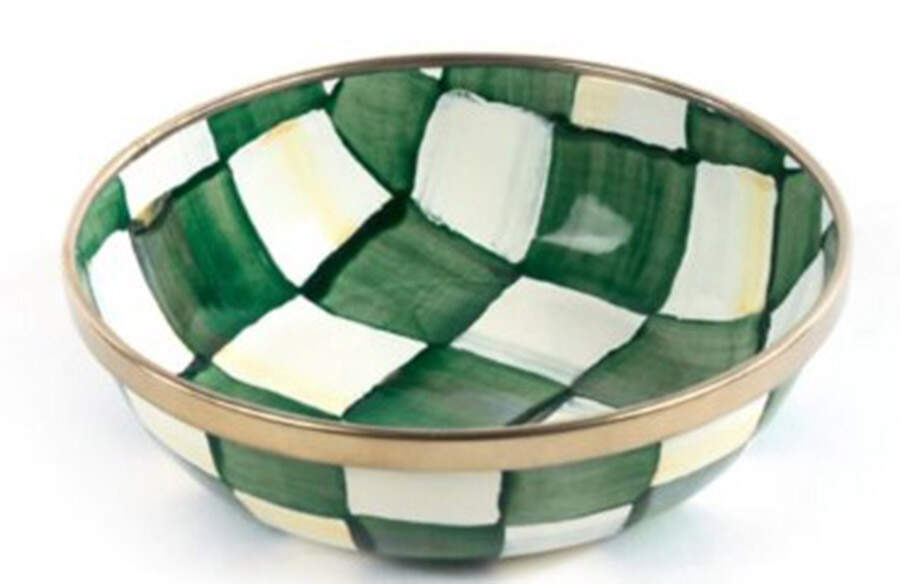 Emerald Check Round Relish by MacKenzie-Childs-1