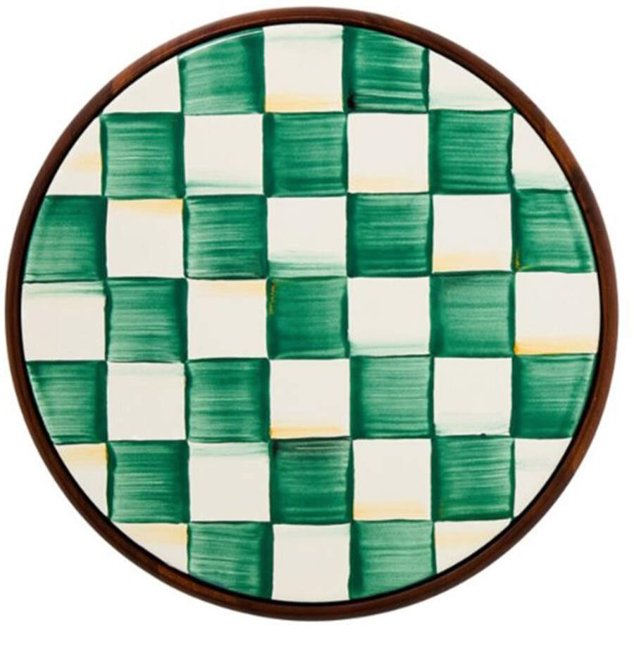 Emerald Check Trivet by MacKenzie-Childs-1