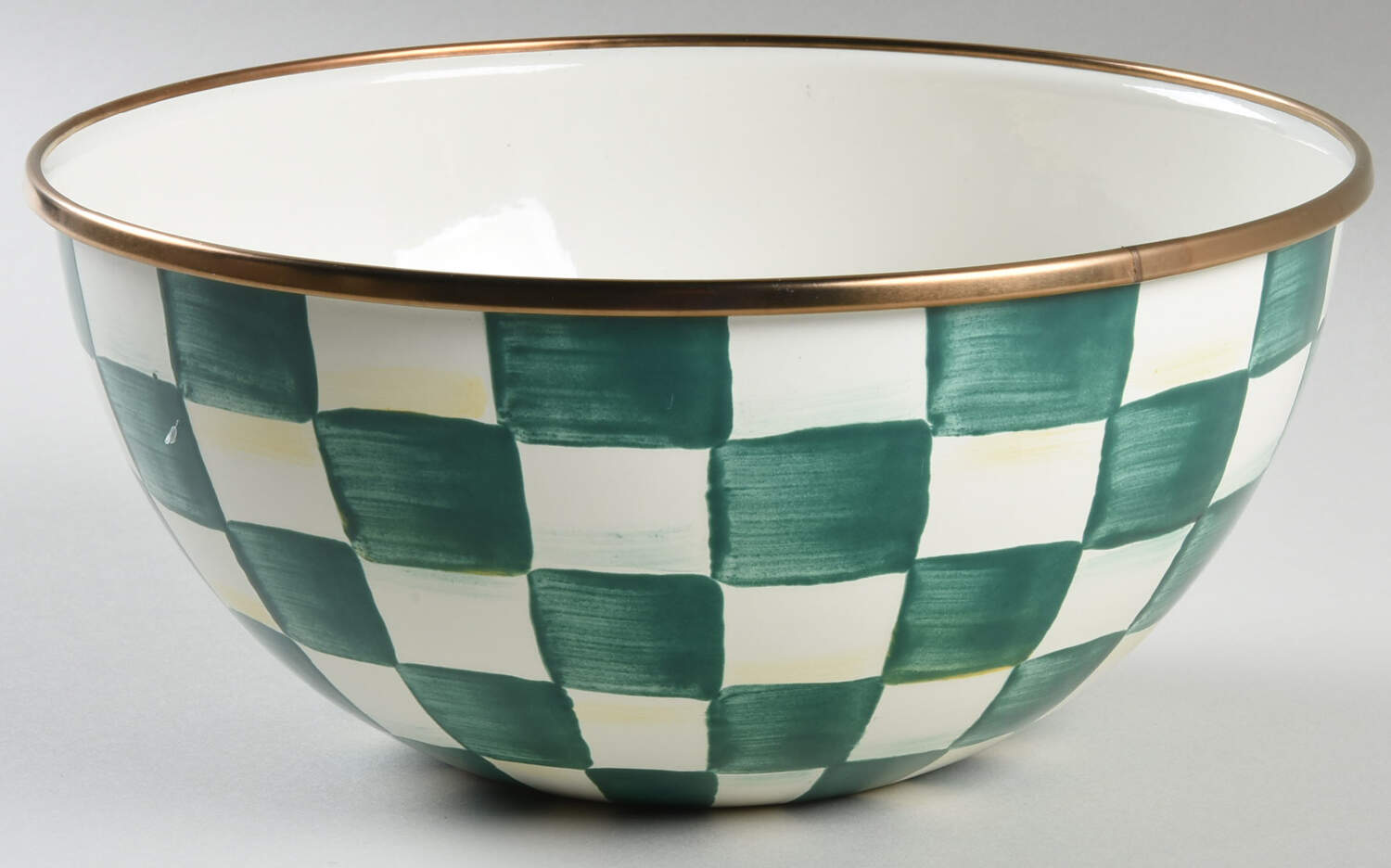 Emerald Check 7" All Purpose Bowl by MacKenzie-Childs-1