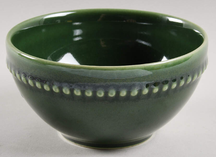 Perola Green Soup/Cereal Bowl by Matceramica-1
