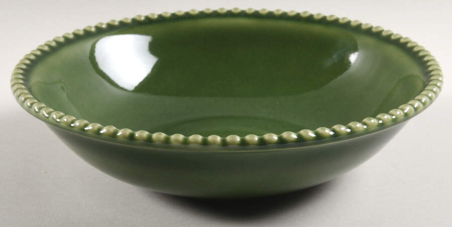 Perola Green Coupe Soup Bowl by Matceramica-1