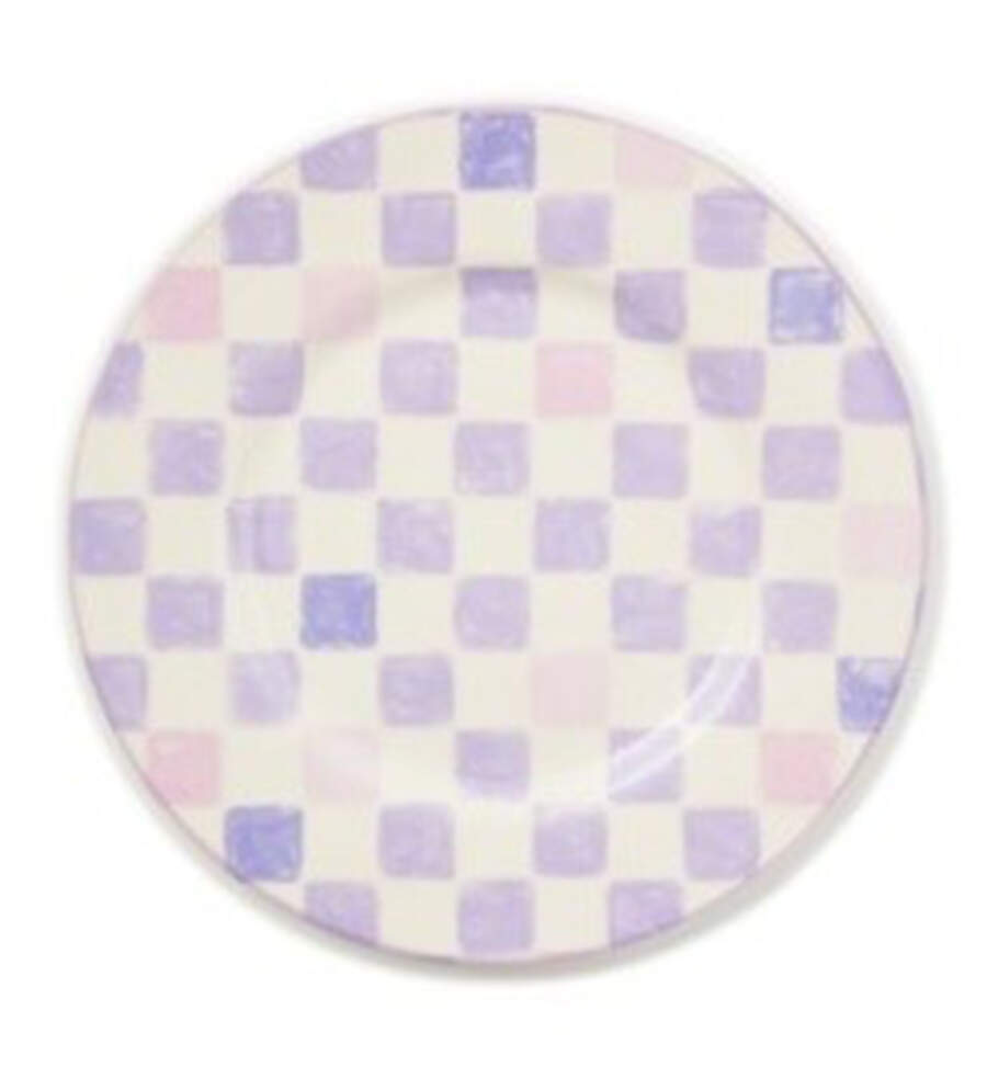 Check Dinner Plate by MacKenzie-Childs-1