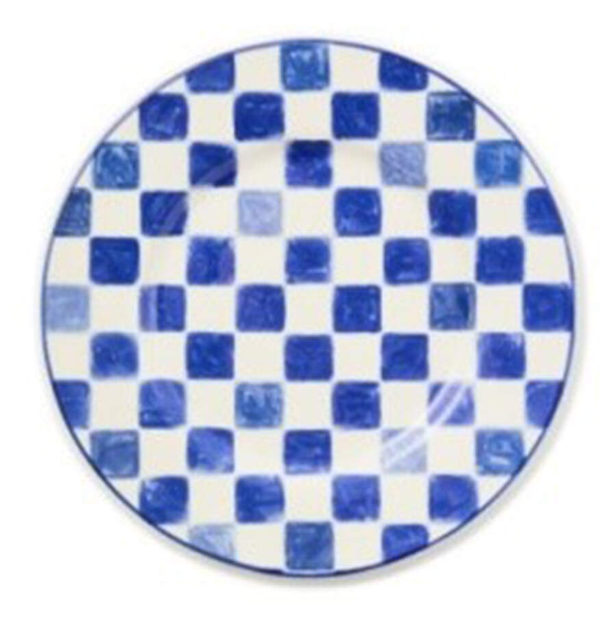 Check Dinner Plate by MacKenzie-Childs-1