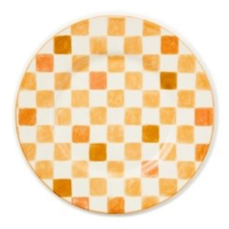 Check Dinner Plate by MacKenzie-Childs-1