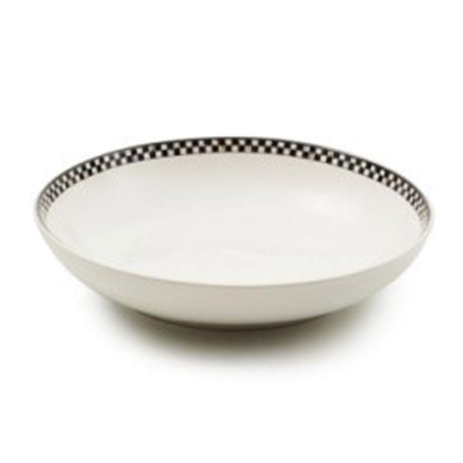Courtly Check Everyday 12" Round Serving Bowl by MacKenzie-Childs-1