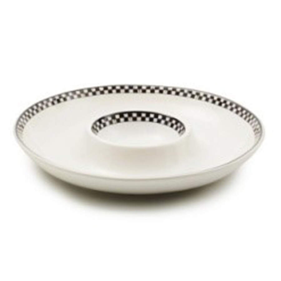 Courtly Check Everyday 1 Piece Chip & Dip by MacKenzie-Childs-1