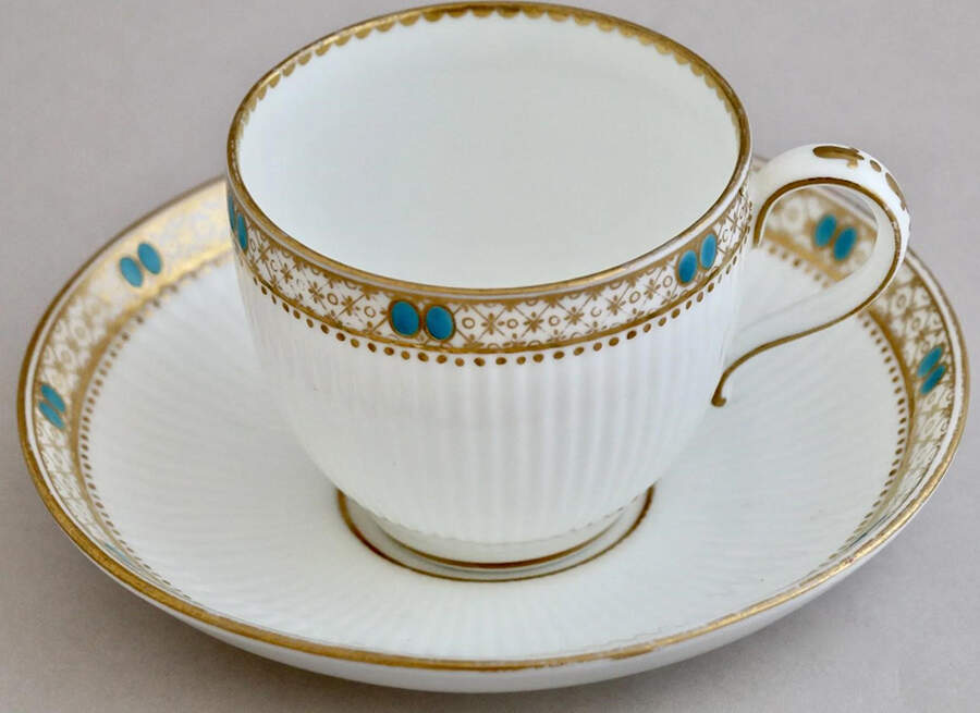 A1964 Footed Cup & Saucer Set by Minton-1