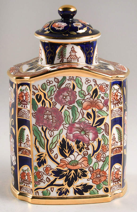 Penang Tea Caddy & Lid by Mason's-1