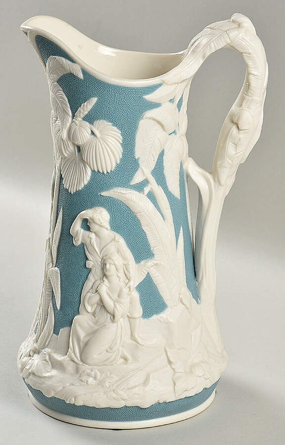 Paul and Virginia 46 Oz Jug by T J & J Mayer (England)-1