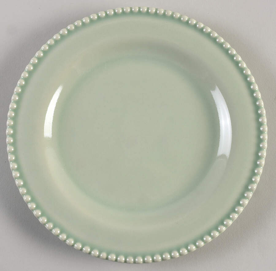 Perola Sage Green Salad Plate by Matceramica-1