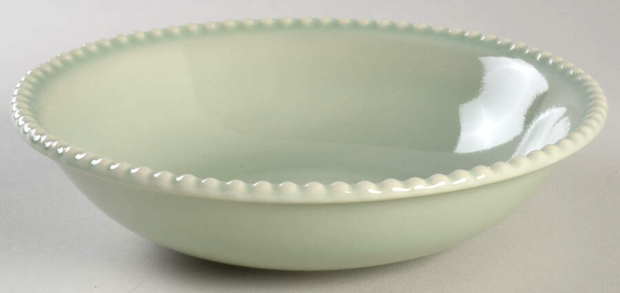 Perola Sage Green Individual Dinner Bowl by Matceramica-1