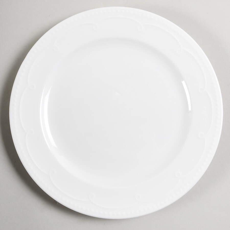 Beaded Scroll Salad Plate by Martha Stewart-1