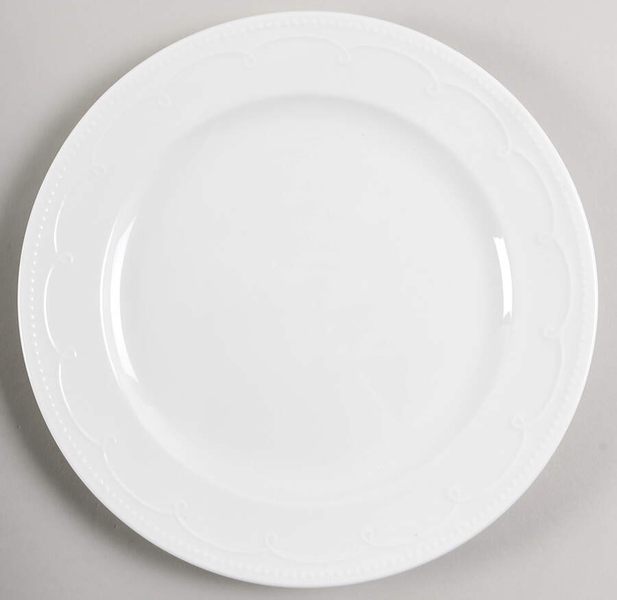 Beaded Scroll Dinner Plate by Martha Stewart-1