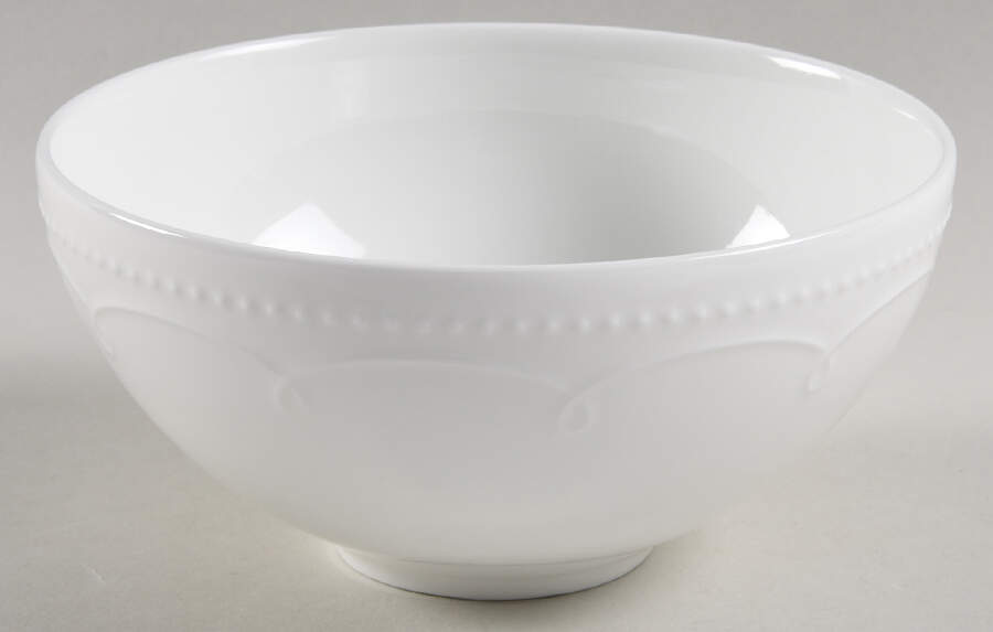 Beaded Scroll Soup/Cereal Bowl by Martha Stewart-1