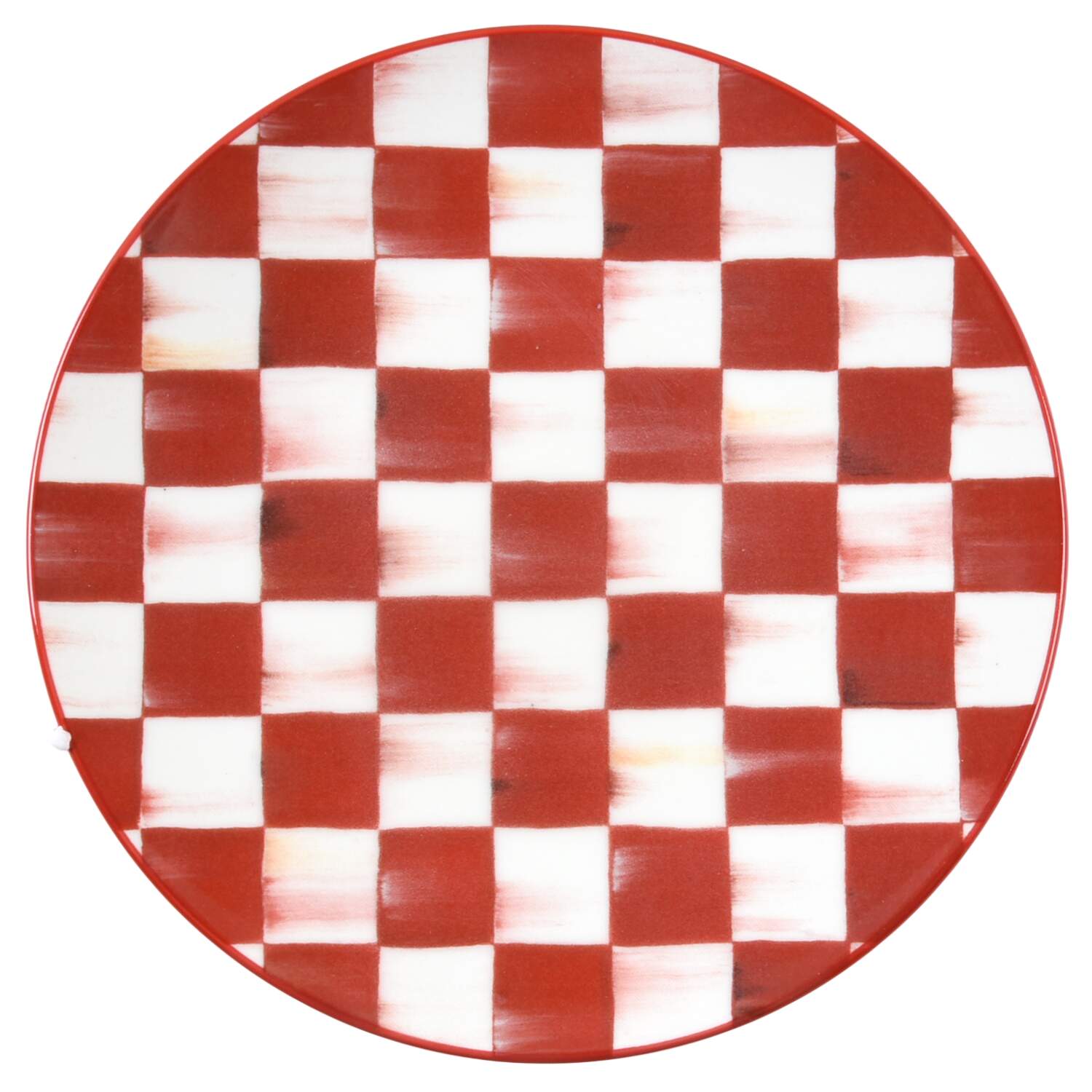Cherry Check Salad Plate by MacKenzie-Childs-1