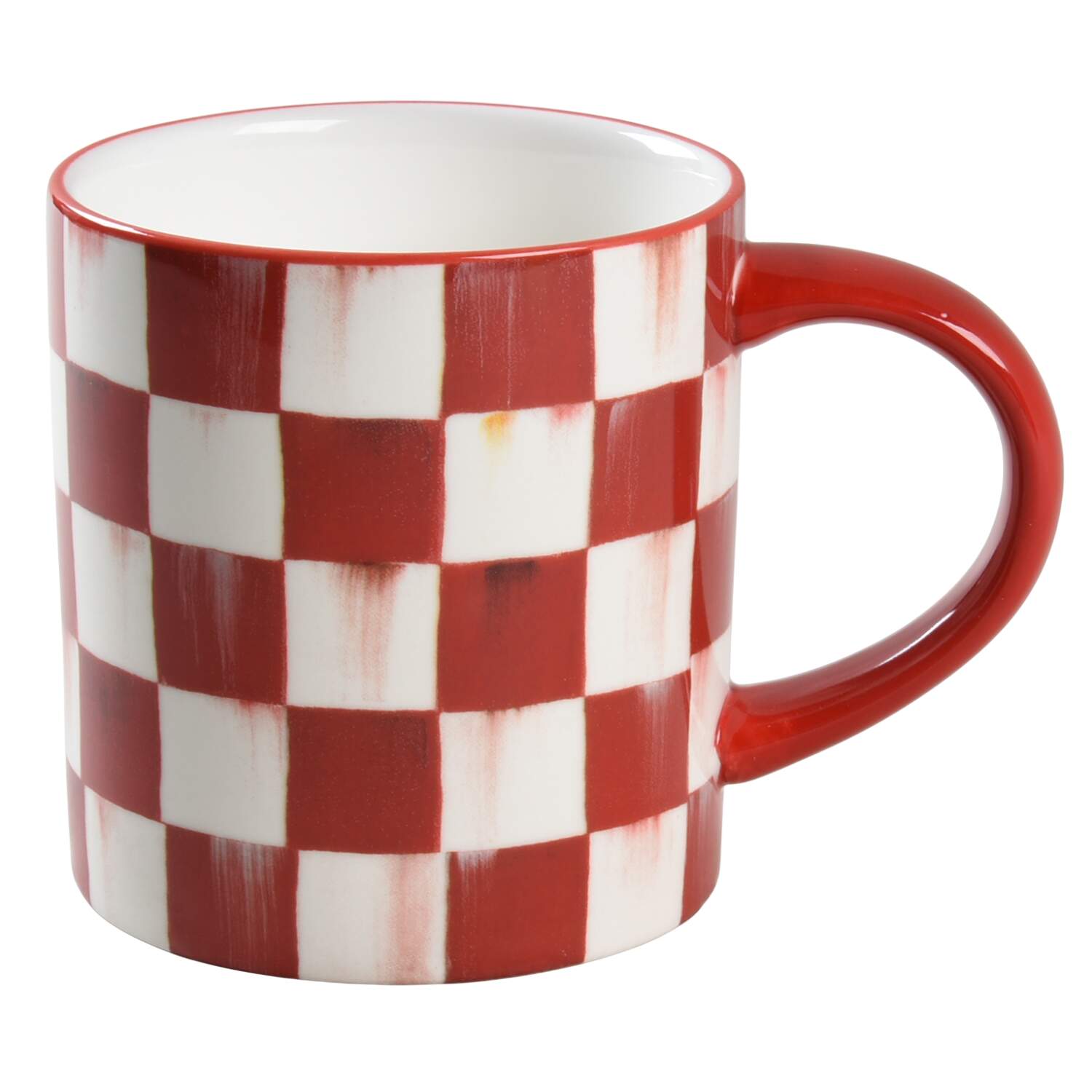 Cherry Check Mug by MacKenzie-Childs-1