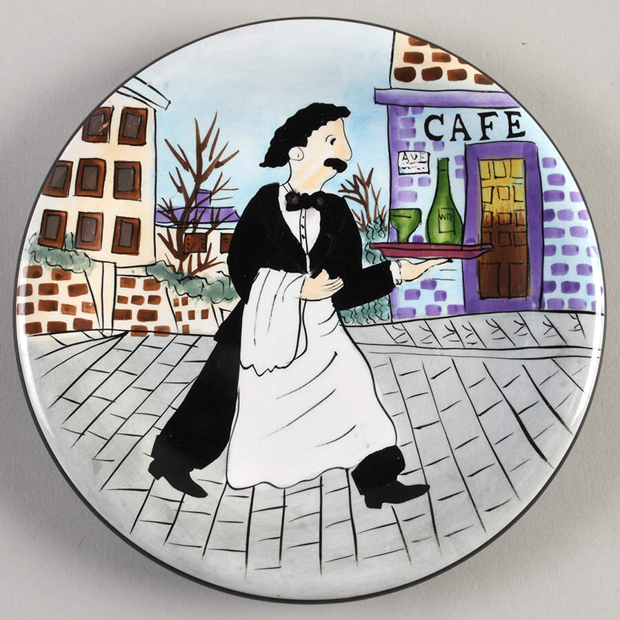 MOO4 Salad Plate by Milson & Louis-1