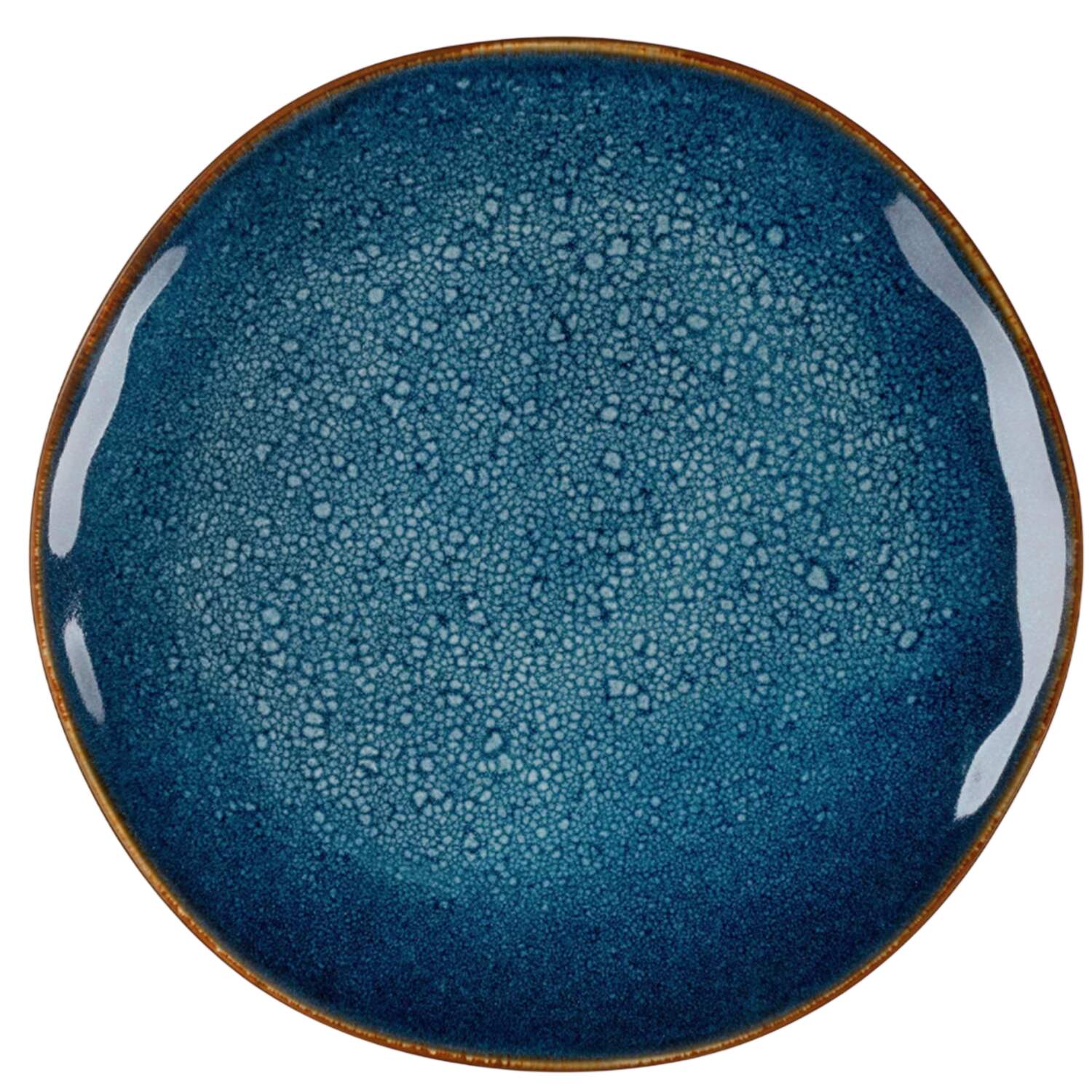 Vertigo Denim Dinner Plate by Medard de Noblat-1