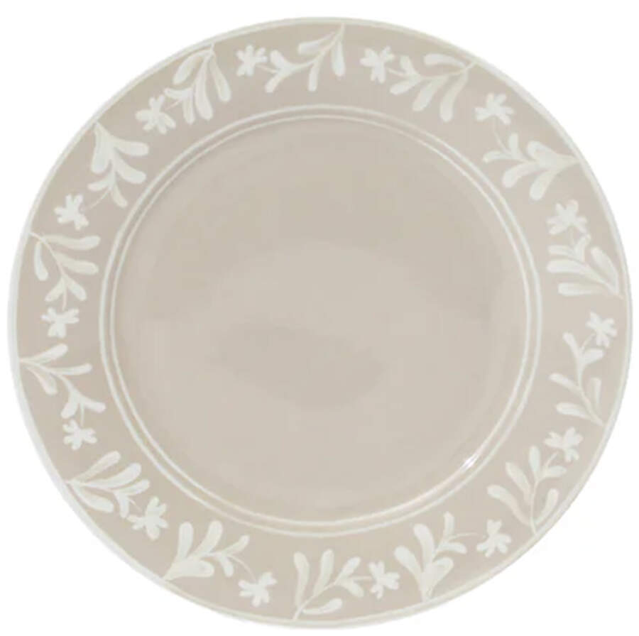Maiden Crown-White on Various Colors Dinner Plate by Martha Stewart-1