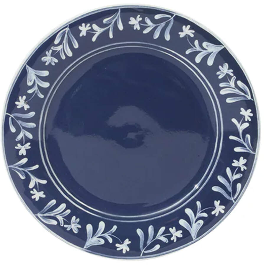 Maiden Crown-White on Various Colors Dinner Plate by Martha Stewart-1