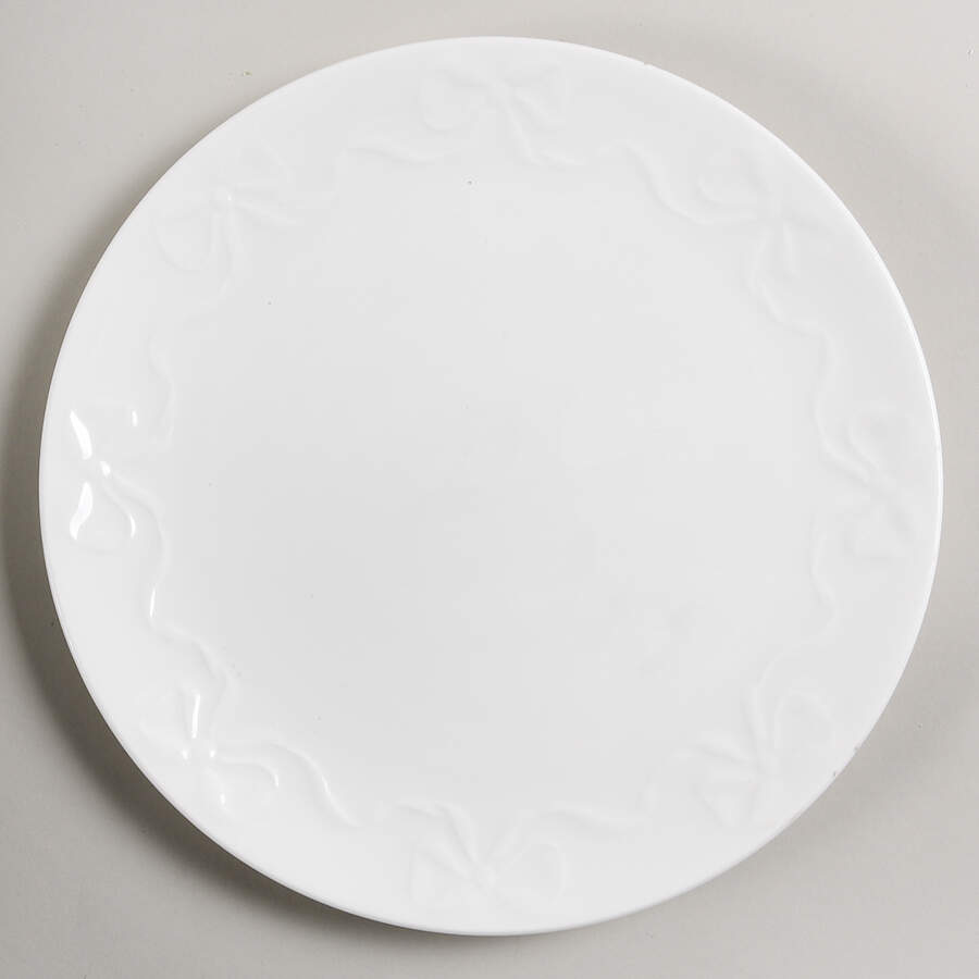 Embossed Bow Salad Plate by Mikasa-1