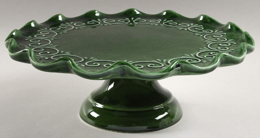 MLJ27 Footed Cake Plate by Maioliche Jessica-1