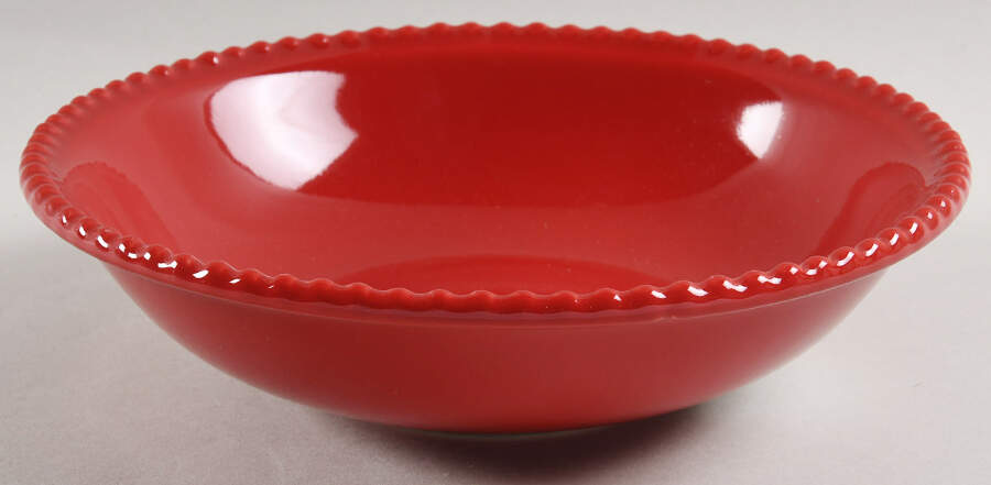 Perola Red Soup/Cereal Bowl by Matceramica-1