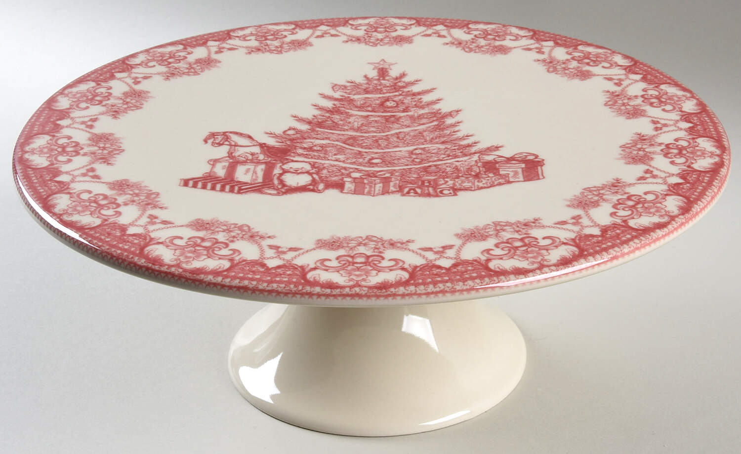 M2A73 10" Diameter Pedestal Cake Stand by Matceramica-1