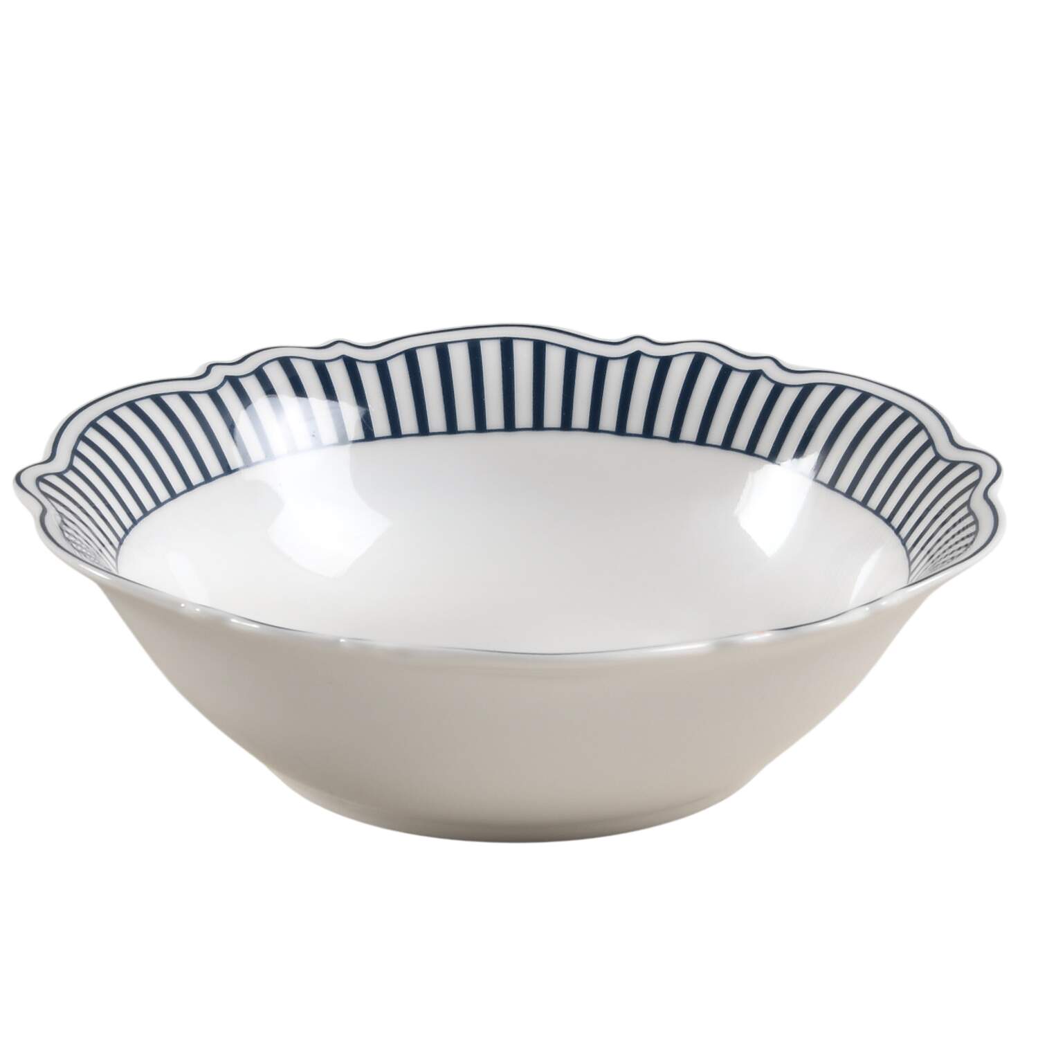 Josephine Navy Blue Soup/Cereal Bowl by Monterey Bay-1