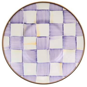 Violet Check Saucer by MacKenzie-Childs-1