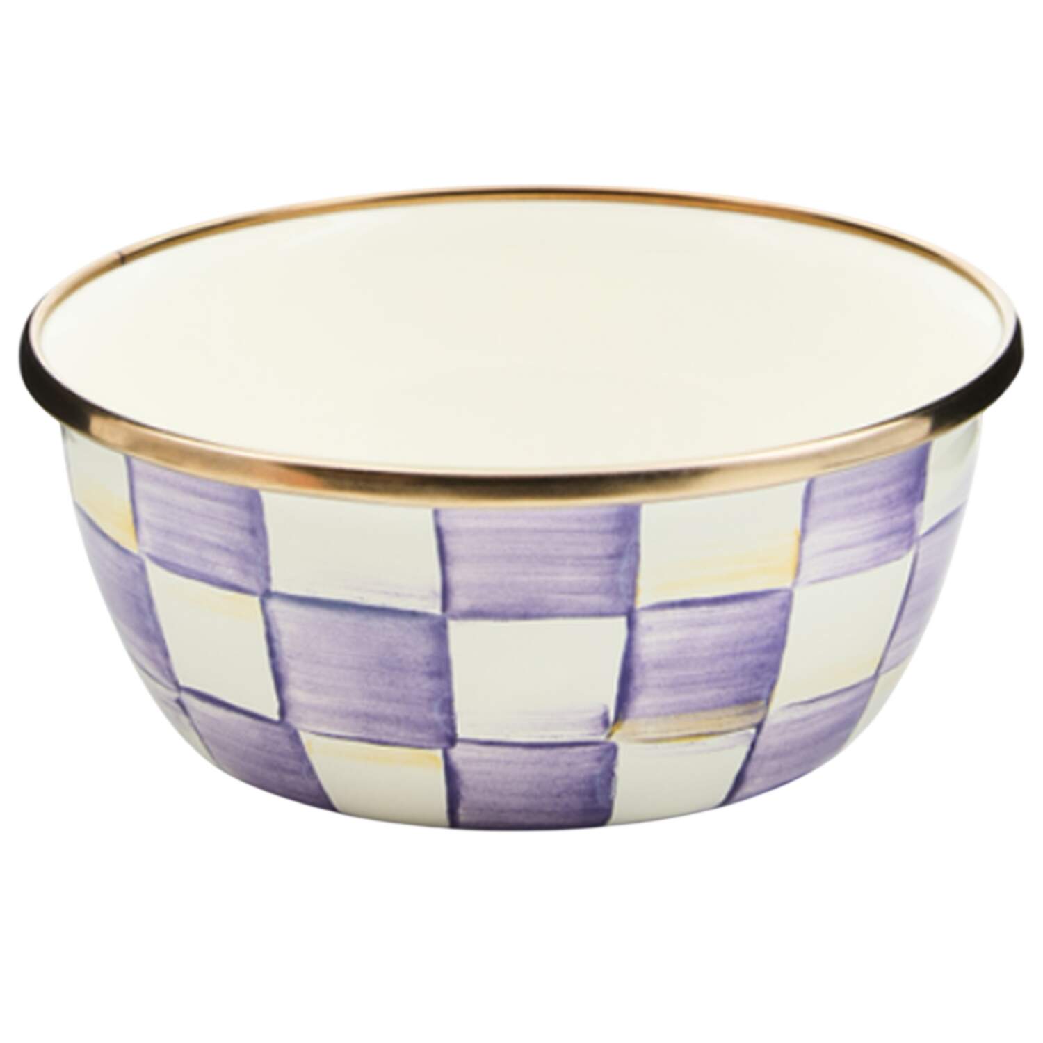 Violet Check Spice Cellar-Pinch Bowl by MacKenzie-Childs-1