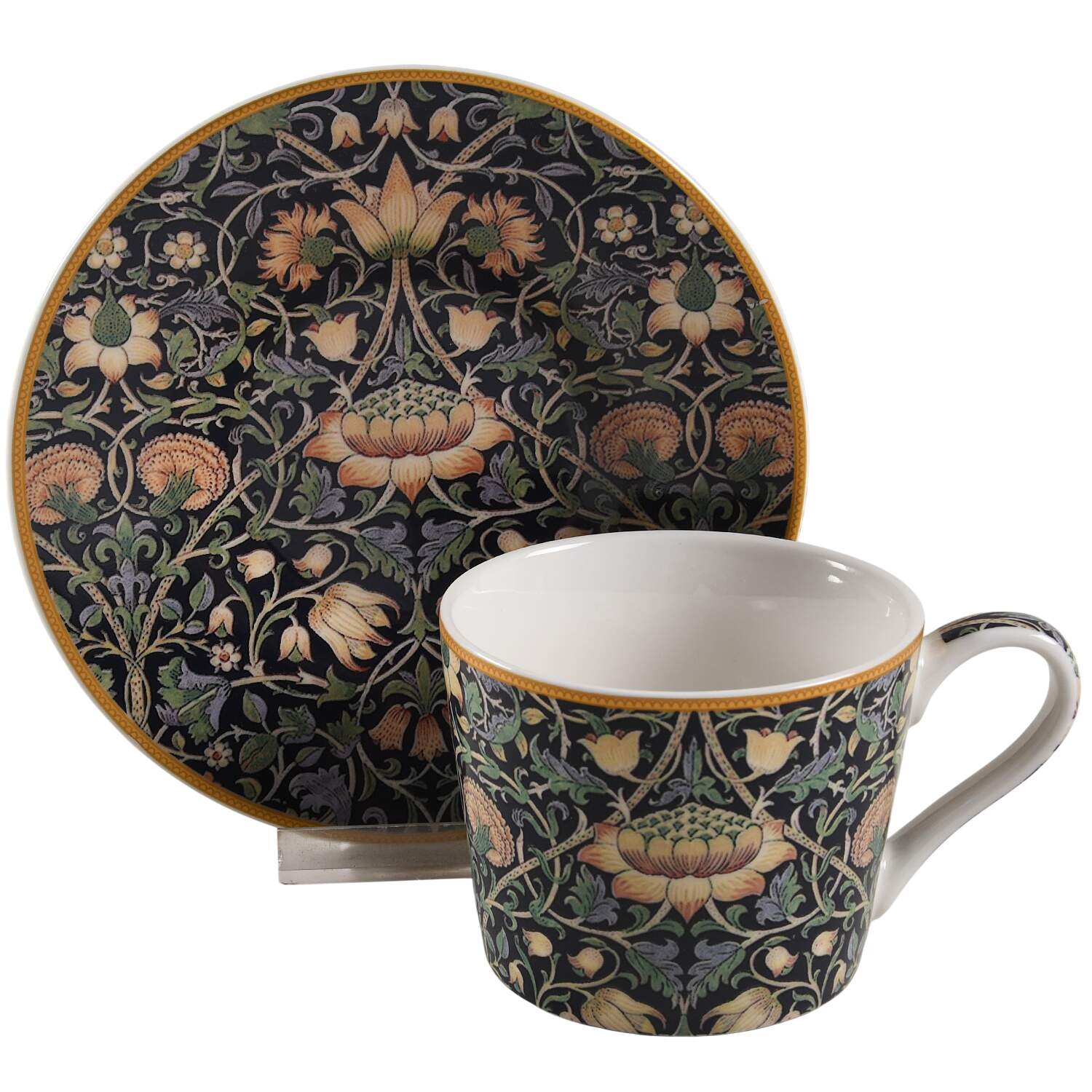 MO51 Flat Cup & Saucer Set by Morris & Co-1