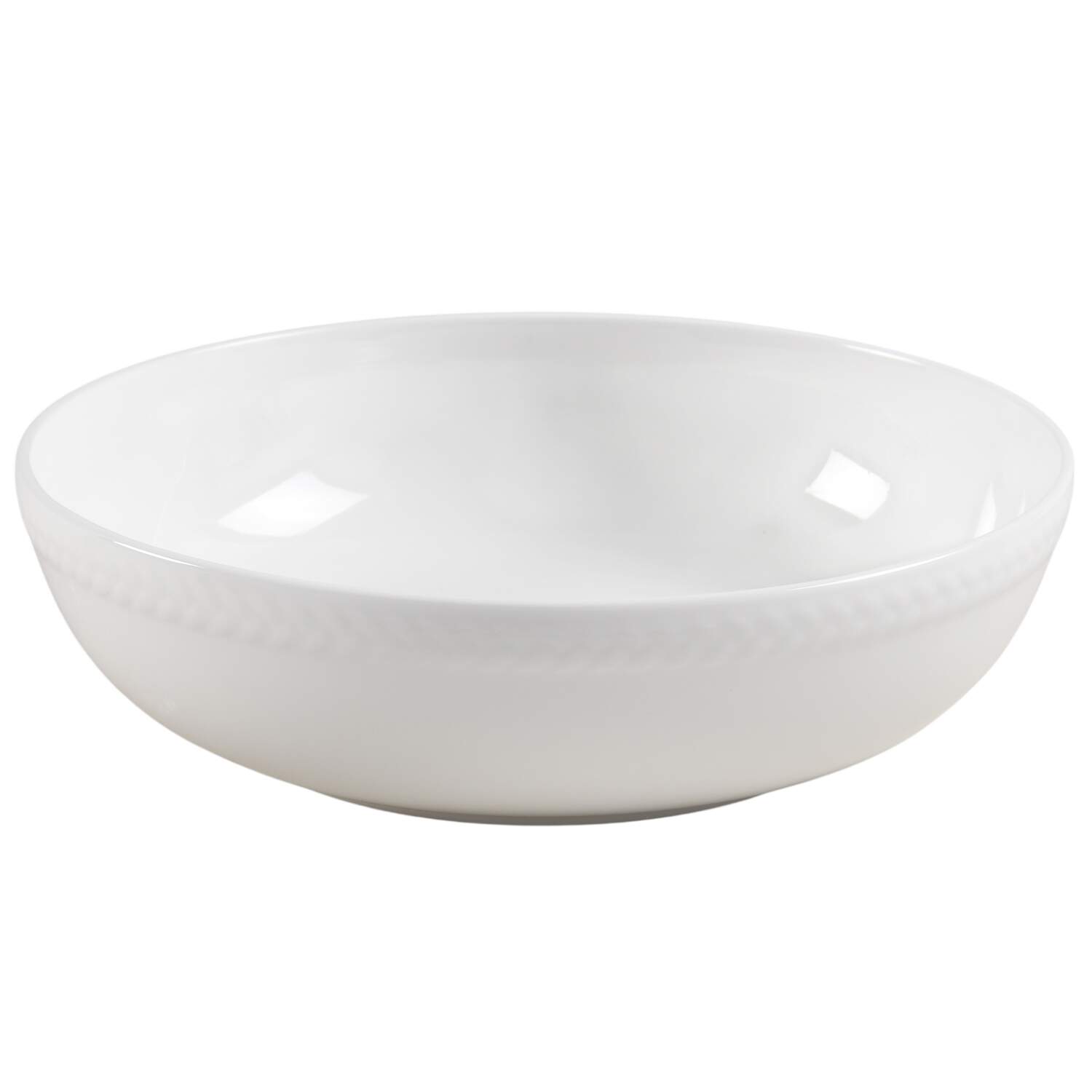 Embossed Rope 8" Individual Pasta Bowl by Mikasa-1