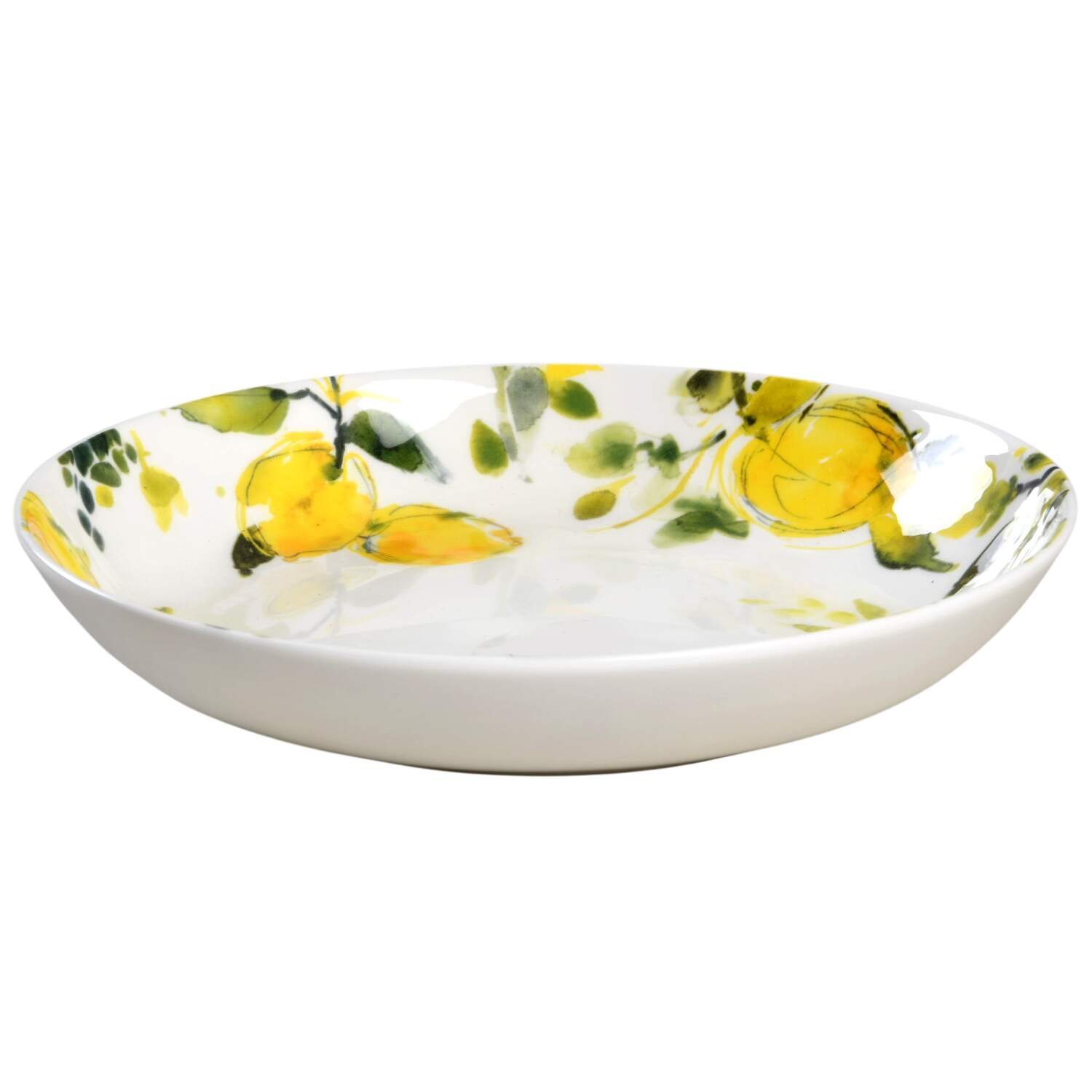 Lemon Drop 8" Individual Pasta Bowl by Mikasa-1